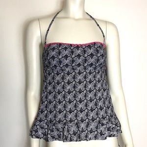NWT Kenneth Cole Reaction Halter Tankini Swim Top